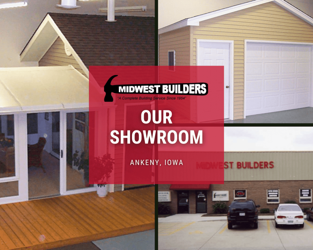 Midwest Builders' home remodeling showroom