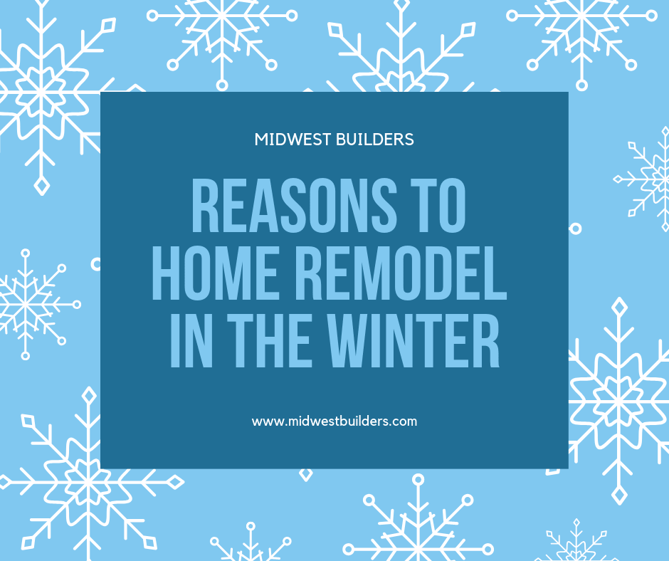 A featured image about remodeling during the winter
