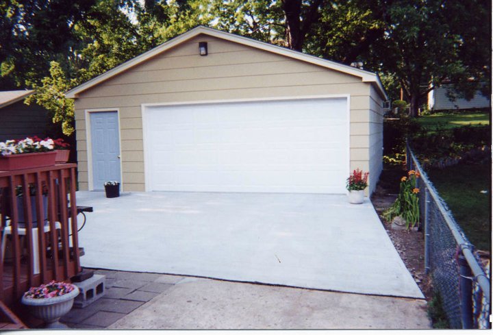 Image of a remodeled garage, and example of energy-efficient remodeling. 